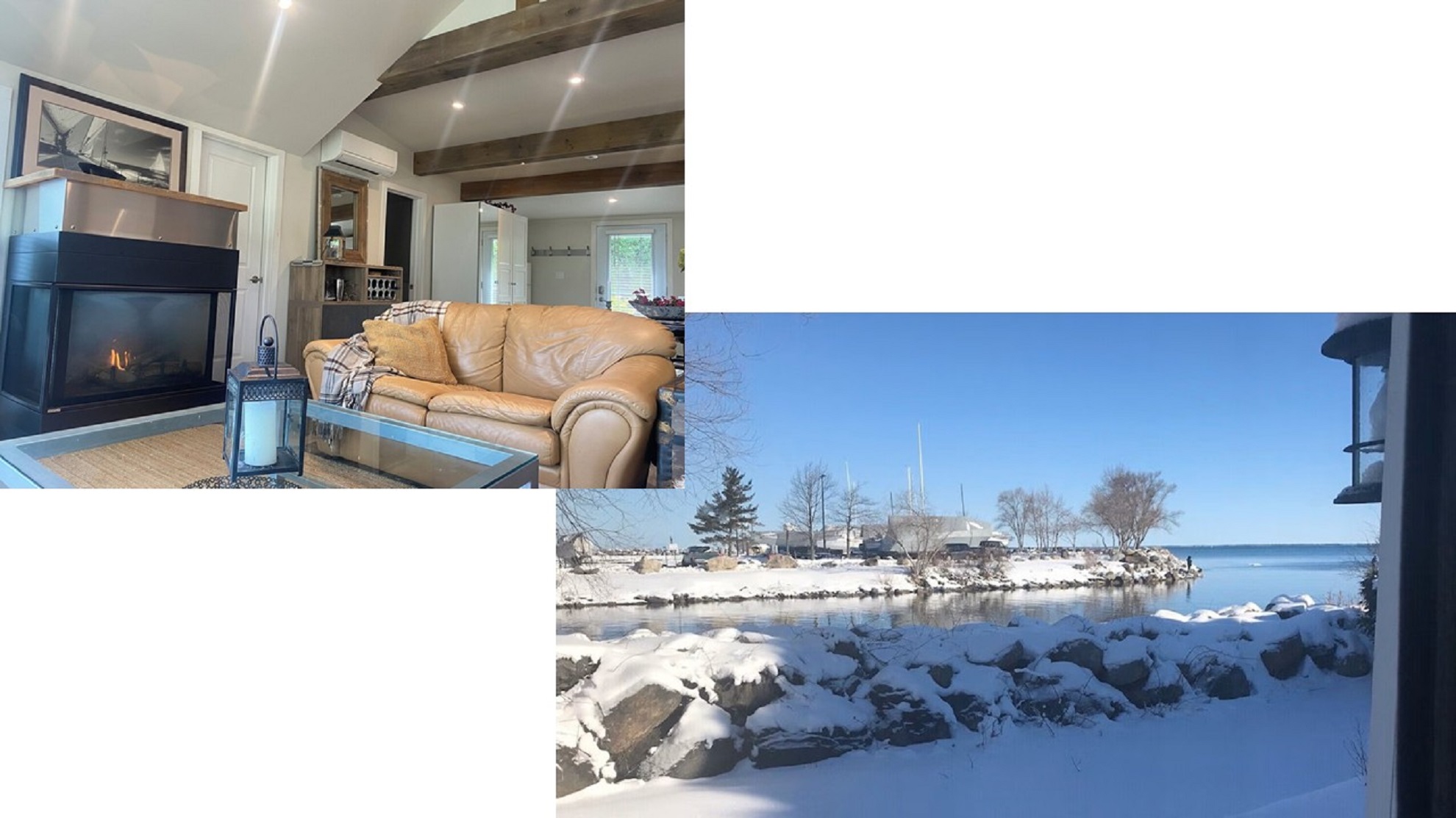 Riverfront cottage rental in Thornbury- 3 bdrm, 2 bath